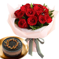 Birthday Flower with Cake Delivery Japan 