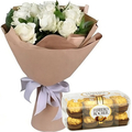 Christmas Flower with Chocolate Delivery Japan