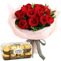 Flowers with Chocolates Delivery Japan