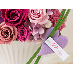 Preserved Flower Japan – Violet Preserve Flower Arrangement