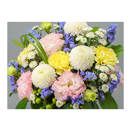 Mix Flowers Funeral Arrangement - Japan Florist