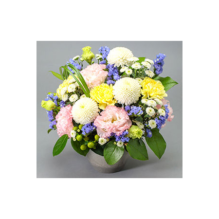 Mix Flowers Funeral Arrangement Japan