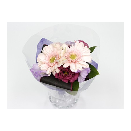 Seasonal Flowers Bouquet with Vase - Japanese Style Floral Arrangements