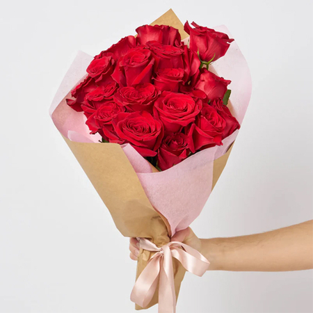 Order Flowers in Japan - 2 Dozen Red Roses Bouquet
